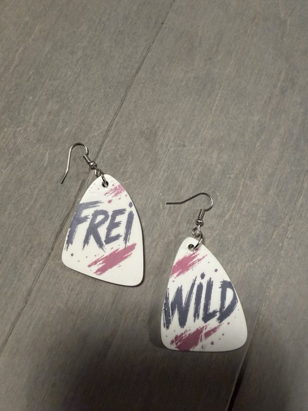 FREI / WILD, Ohrringpaar – Originalfoto von LaserMoment Design